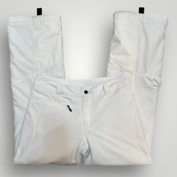 Spyder Winter White Women’s Insulated Snowboard Ski Pants Size 4 - Picture 1 of 11